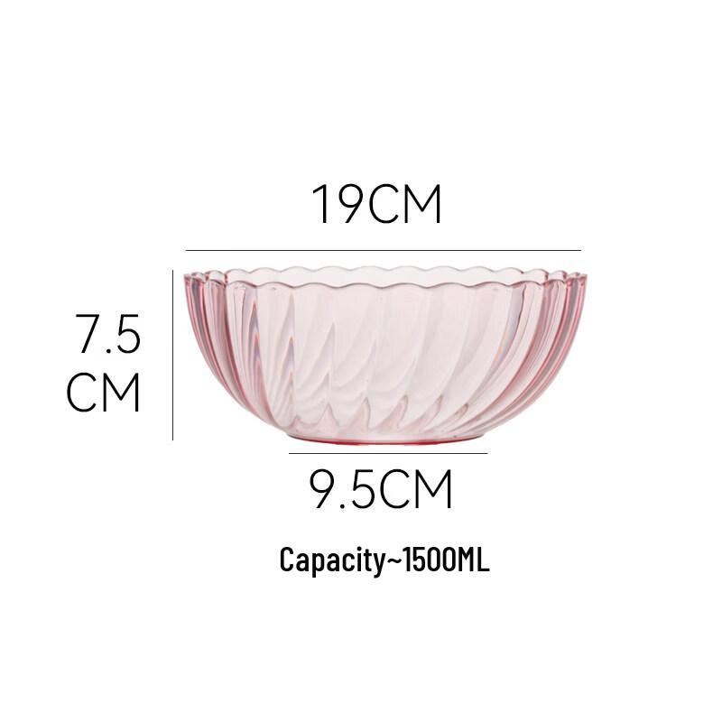Jingbaodi High-Temperature Transparent Glass Soup Bowl