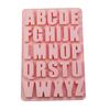 1Pcs Silica Gel 26 Capital Letters Cake Mold 26 Hole Letters Chocolate Mold DIY Large Letters Rectangle