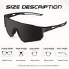 1/3PCS Oversize Outdoor Cycling Sunglasses Men Women Driving Bike Glasses Bicycle Sports Climbing Protective UV400 Goggles 4