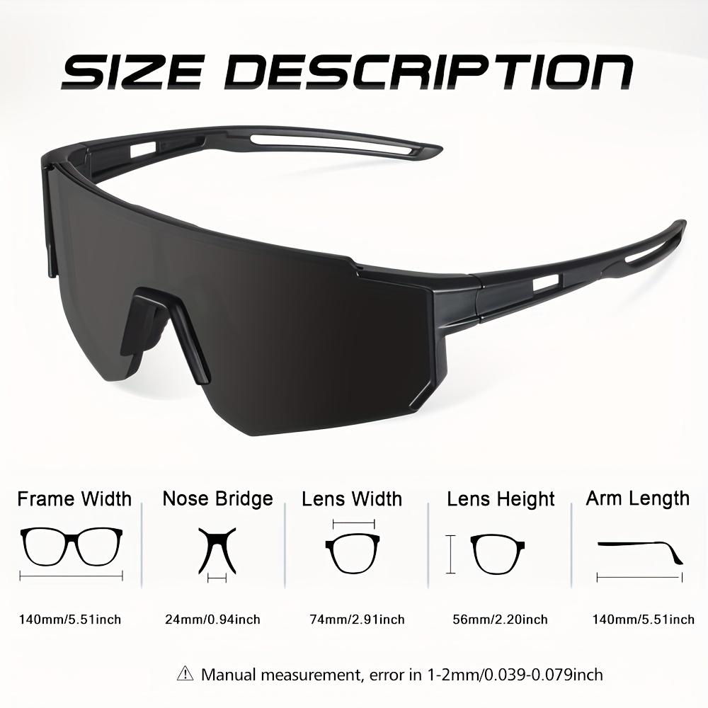 1/3PCS Oversize Outdoor Cycling Sunglasses Men Women Driving Bike Glasses Bicycle Sports Climbing Protective UV400 Goggles 4