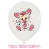Theme Birthday Party Banner Cake Topper Balloon Gift Baby