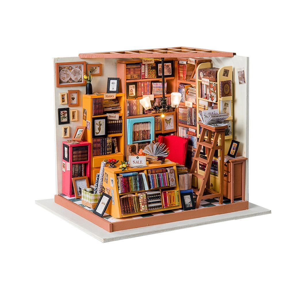 Buy 1 Set of Diy Creative Hand-Assembled Book House Set Exquisite Book ...