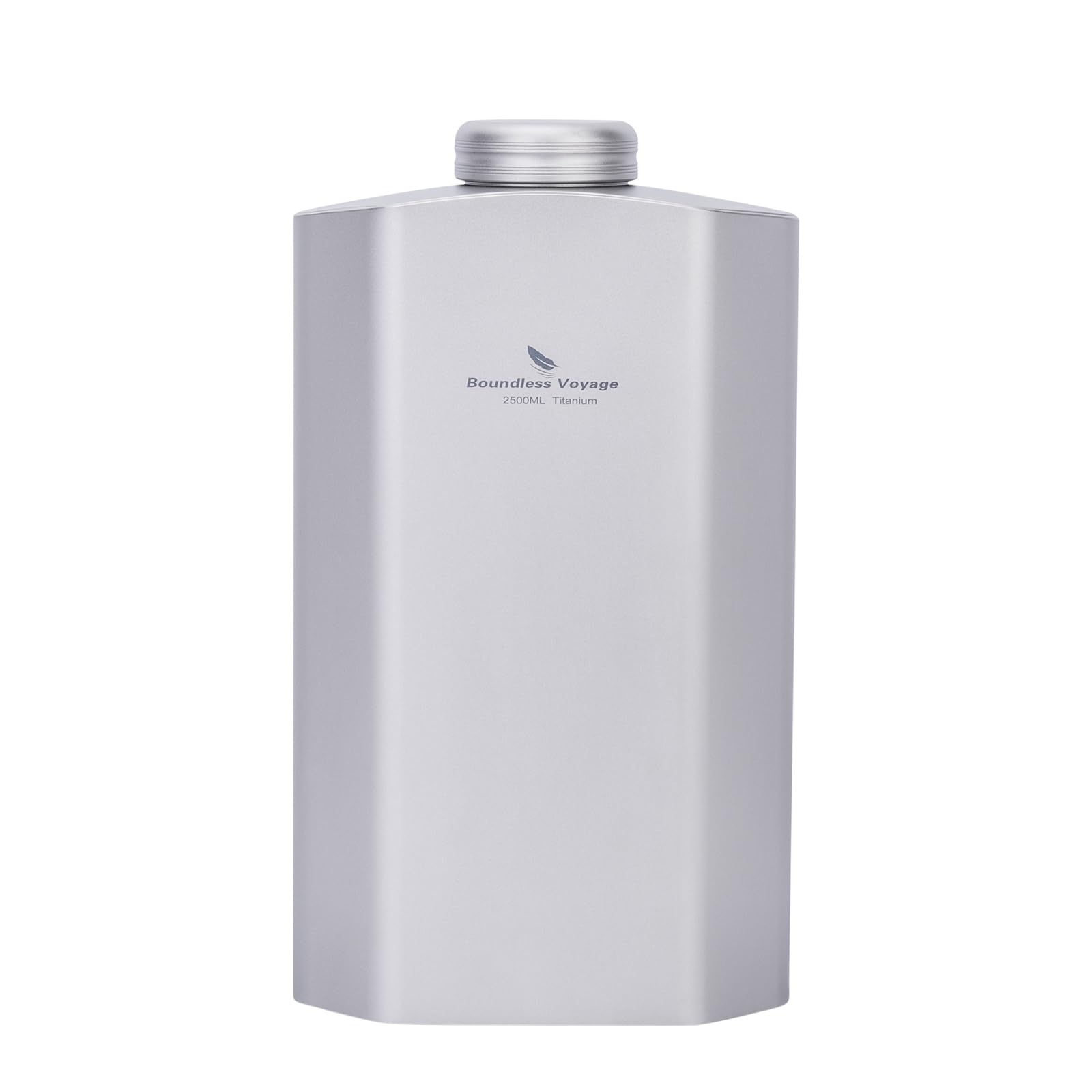 

Бескрайнее Путешествие Титановая Вода Военный Стиль Большая Вместимость Костер Широкий Идеально для Отдыха на Природе и Многого Другого Включает Чехол Бутылка, Фляга, 2500 мл,