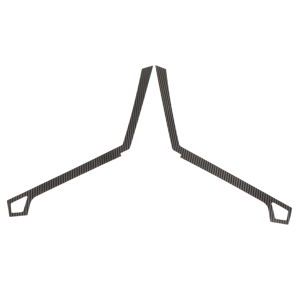 Rear Light Trim Cover Carbon Fiber Tail Light Frame Sticker Decor Panel Trim Replacement for Polaris RZR PRO XP 2021