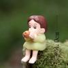 Neighbor Totoro My Anime Character Cat Girl Blowing Xun Mini Ornament Model