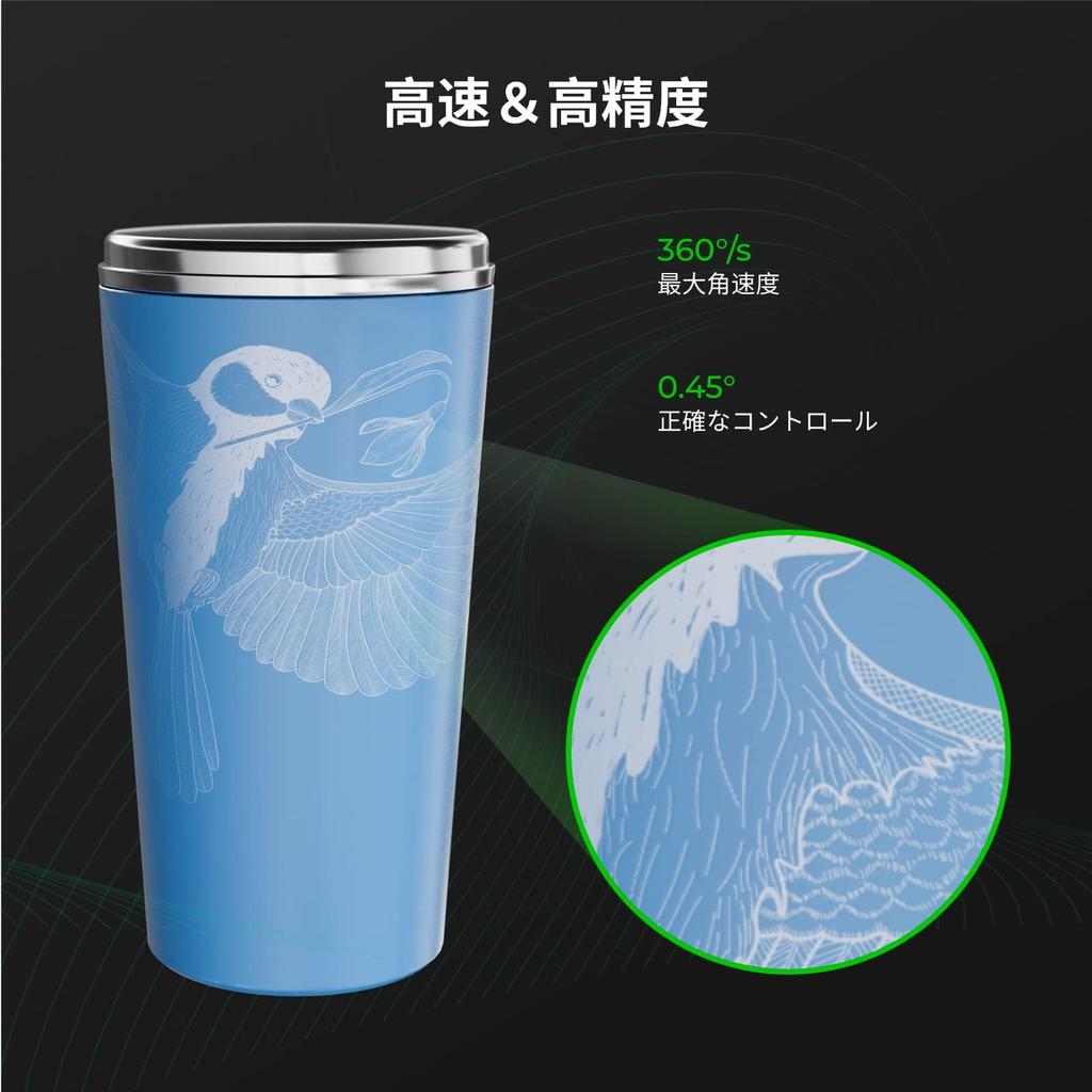 xTool RA2 Pro Rotating Table for for Machining Cylindrical and Spherical Mugs with Irregular and Qualified 4-in-1 F1/S1/F1 Ultra/M1 Ultra/P2/M1/D1