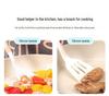12-Piece Silicone Cookware Set with Wooden Handles - Non-stick, High-Temperature Resistant, Includes Spatula and Soup Ladle.