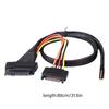 SASs SFF8654 SFF8639 Converters Cable With Premium Shield PVC Construction for Stable Signal Transmission