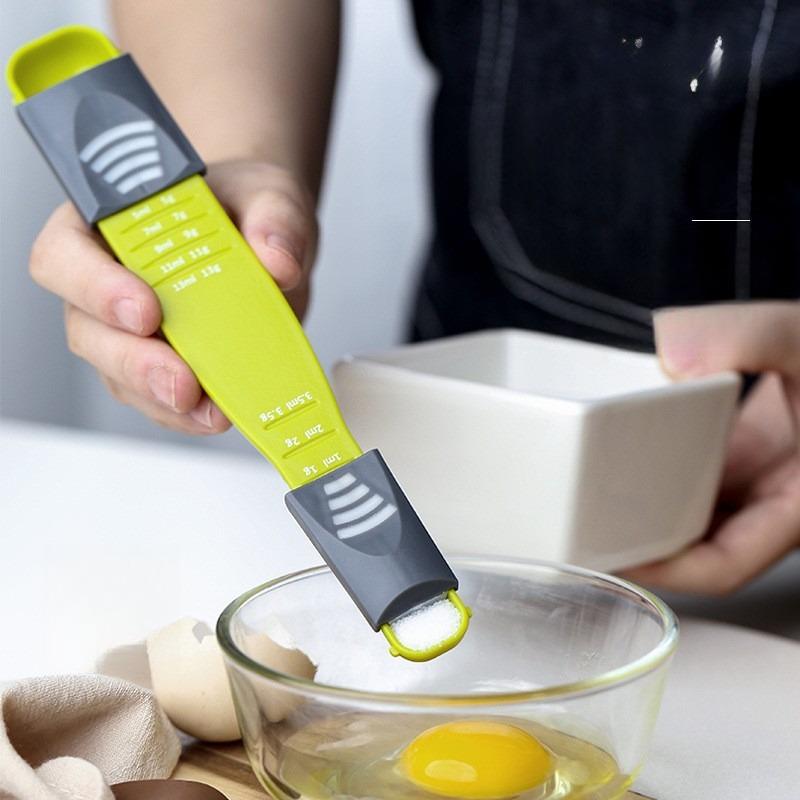 Household salt spoon, coffee measuring spoon, milk powder, quantitative weighing spoon, kitchen tool baking measuring spoon, with graduated grams