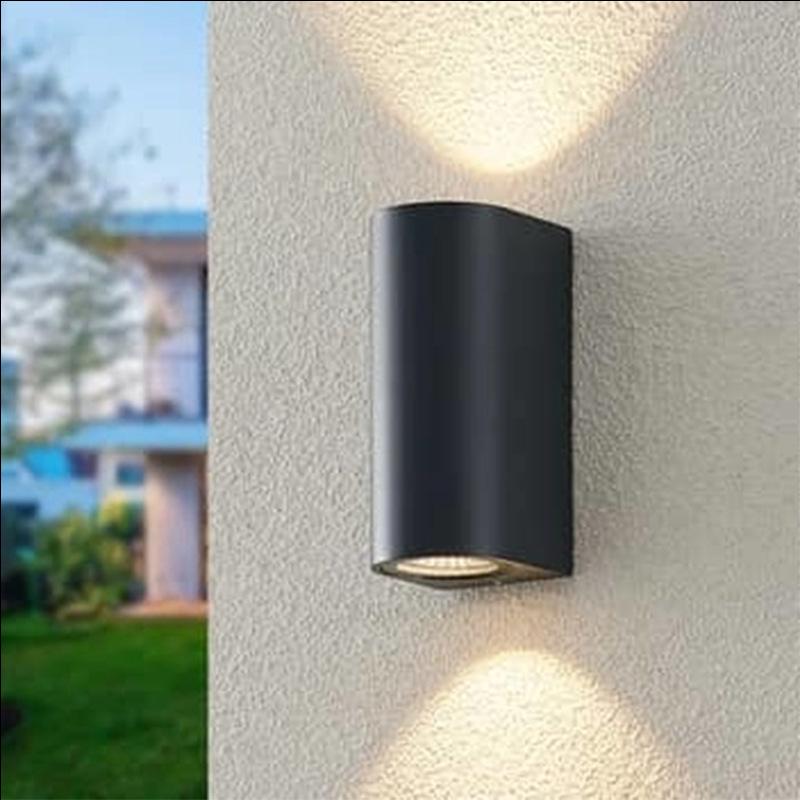Waterproof Double Head Outdoor Wall Light for Balcony, Terrace, Garden, Doorway, and Aisle - Modern Minimalist Design