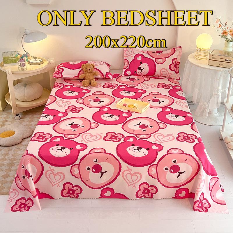 Bettlaken Hautfreundlich Gebürstet Verdickt Doppel Einzelbett Mehrspezifikationslaken für Alle Jahreszeiten