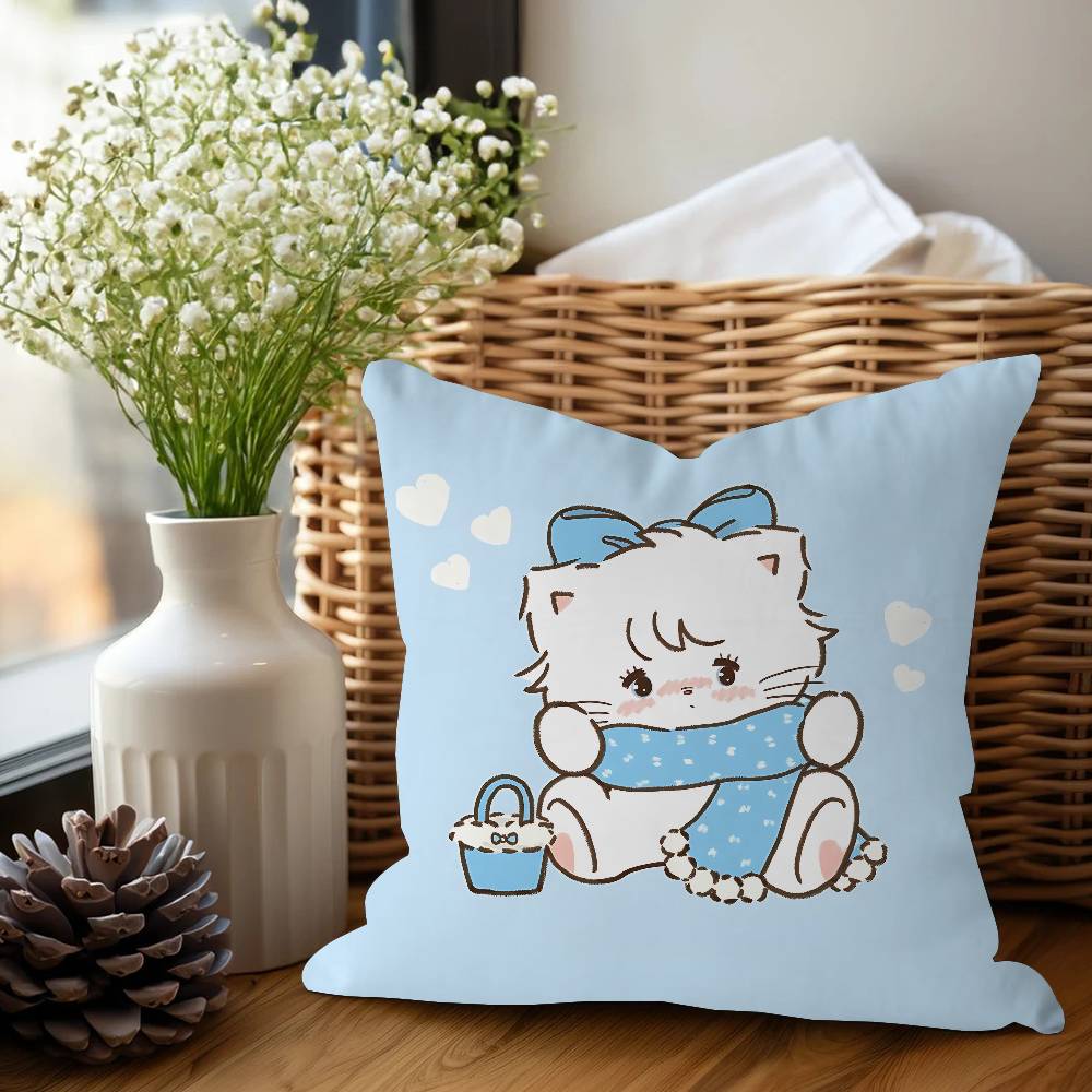 M-Mikko Cute Cushion Cover 30x50 Polyester Sofa Cushions Decorative Throw Pillows Home Decoration Pillowcover
