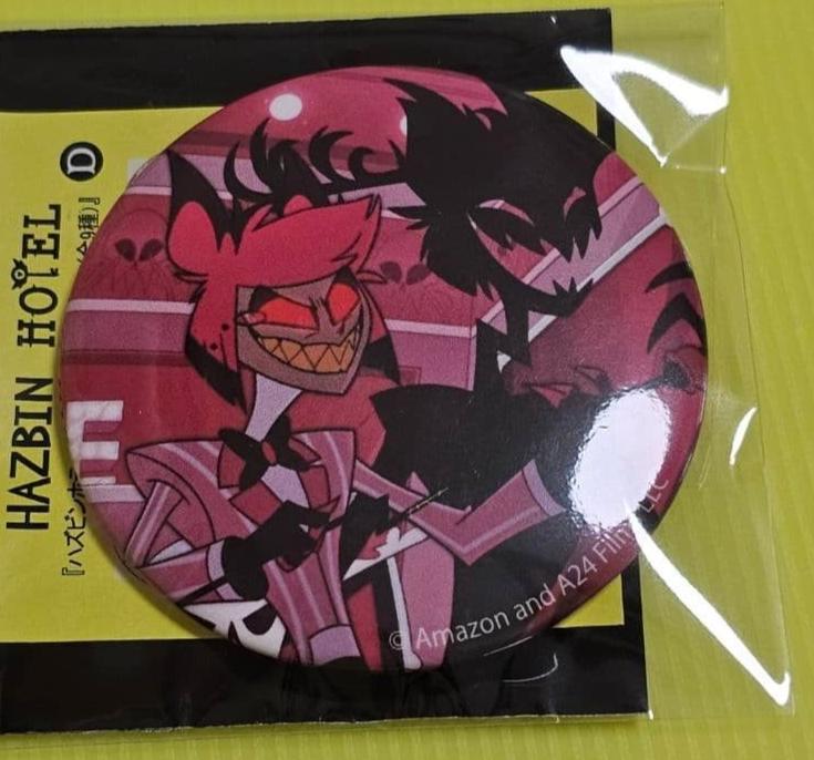 Hazbin Hotel Tin Badge Alastor Pop Up 2026 from Japan