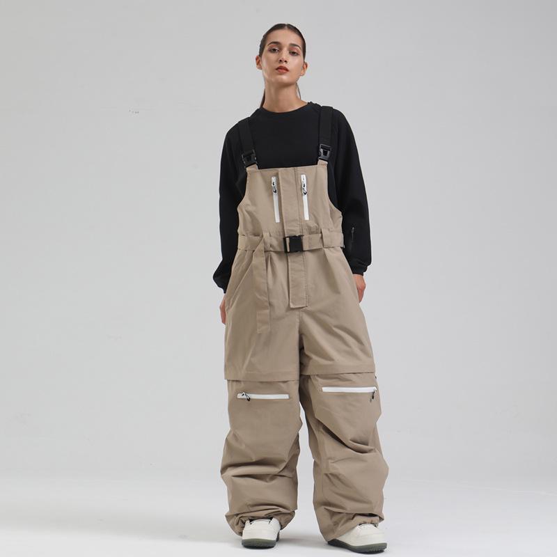 Pánské a dámské profesionální volné větruodolné lyžařské kalhoty