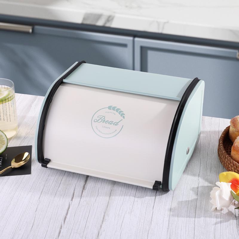 Nordic Retro Bread Box: Stylish Tableware and Baking Storage Rack