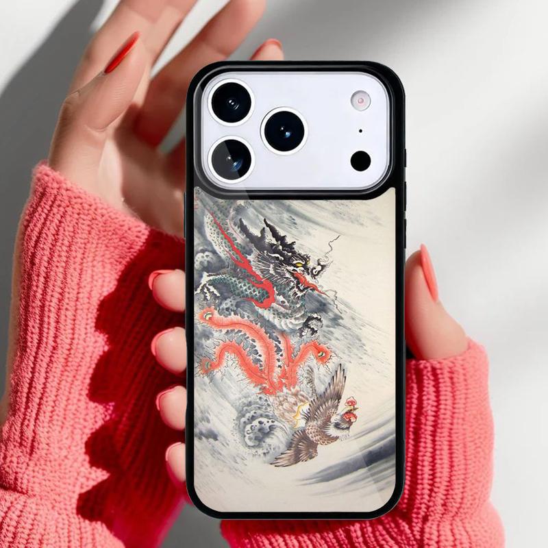

Chinese Dragon Phone Case for iPhone 17 16 15 14 13 Pro Max Back Cover for 12 11 Pro Coque iPhone 12 Pro Max