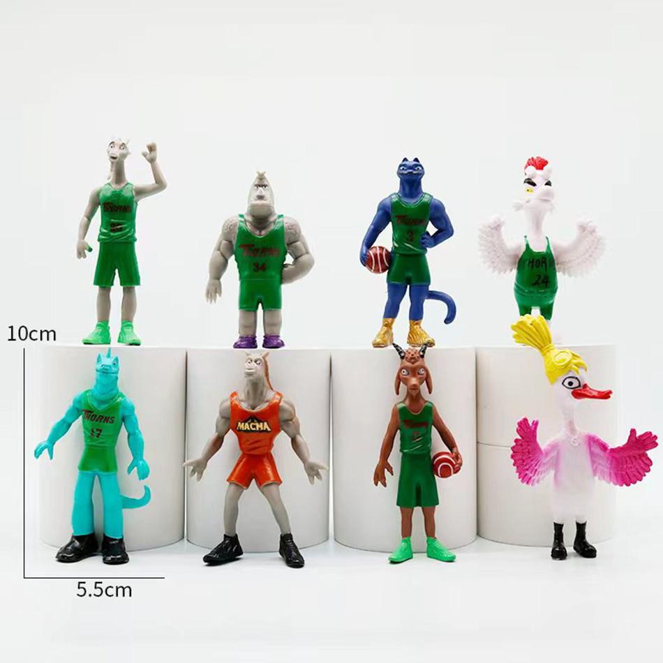 Auf Lager: Filmziegenfigur, Basketball-Traumziegenfiguren, PVC-Sammlerfigur, Statue, Zimmerdekoration, Modellpuppen, Kinderspielzeug, Geschenke