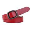 Leather Handcrafted Pure Waist Belt With Metal Pin Closure For Daily Outings Use