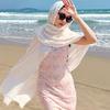 Pabei Cotton Linen Sun Protection Scarf Shawl