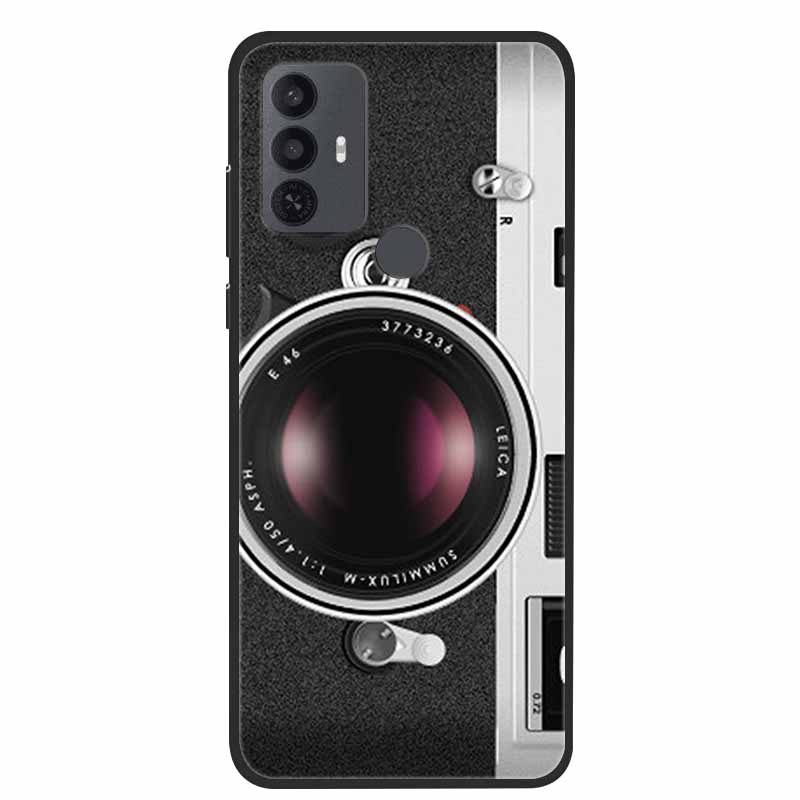 For TCL 30 SE Case Luxury Soft Silicone Protective Animals Phone Cover for TCL 305 306 Case 30SE TPU Funda for TCL30SE Cartoon