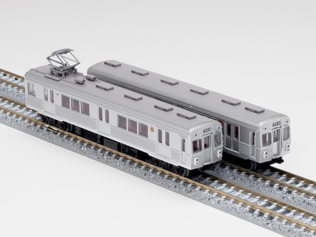 Tomytec Railway Collection Tetsuro Tokyu Railway 7200 Series Toyoko Line Car Set Diorama Supplies 334378 Non-Air-conditioned 2-Car