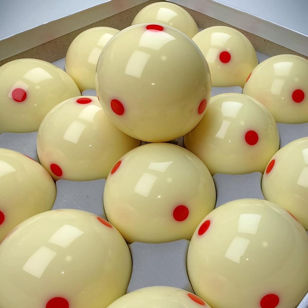 Hoshiumi Billiard Practice Cue Ball, Dot Ball, Training Ball, Improve Your Billiards Skills Rapidly, 1 Ball