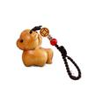 Zodiac Horse Green Sandalwood Phone Strap and Rosewood Keyring Gift Set.