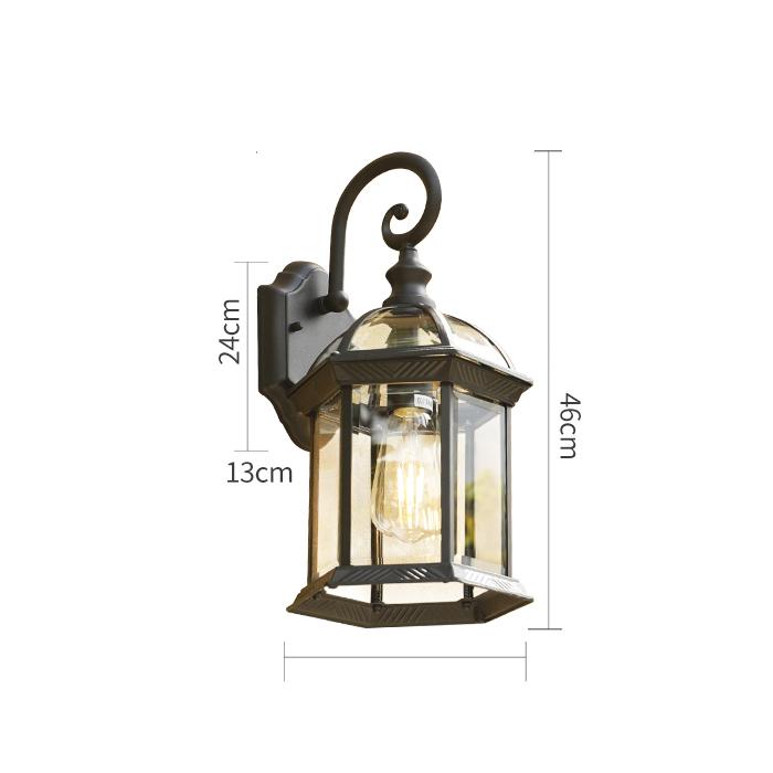 Outdoor Waterproof Wall Lamp Modern Villa Corridor Garden Lamp Exterior Wall Garden Walkway Simple Balcony Gate Terrace Lamp