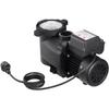 Zwembadpomp, 400W, 11.100 L/U Max. Debiet Enkele Snelheid Zwembadpomp, AC 220-240V, 3450 RPM, 10 m Max. Opvoerhoogte, met 24-Uurs Timer & Filtermand, voor