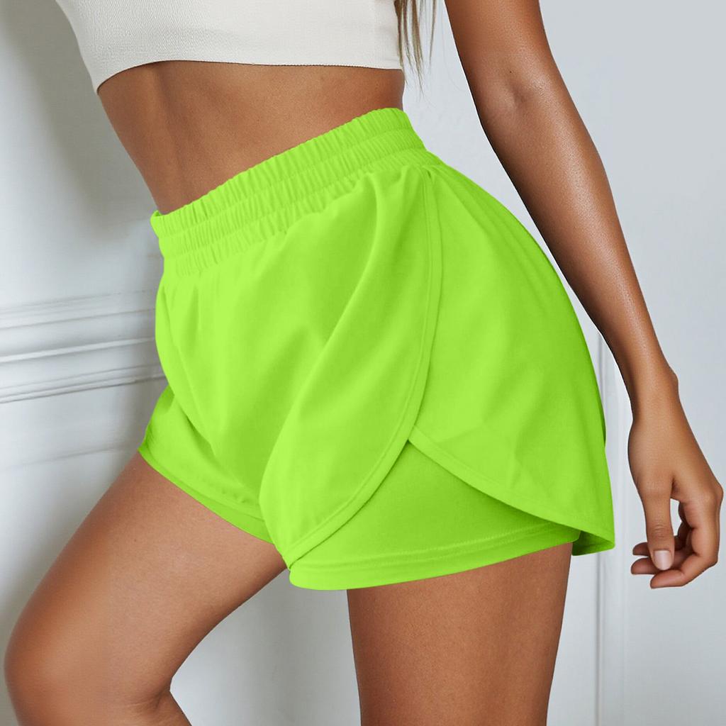 Women's Breathable Quick-drying Sports Shorts -light Yoga Shorts Slim-fit Running Fitness Pants