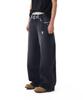 AAKAM Contrast Washed Denim Pants (Black)