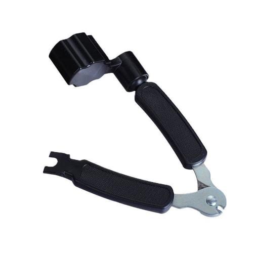 LUYING Guitar Stringing Tool, Guitar String Maintenance Tool (Peg Turner, Bridge Pin Remover, Nippers) Convenient Tool