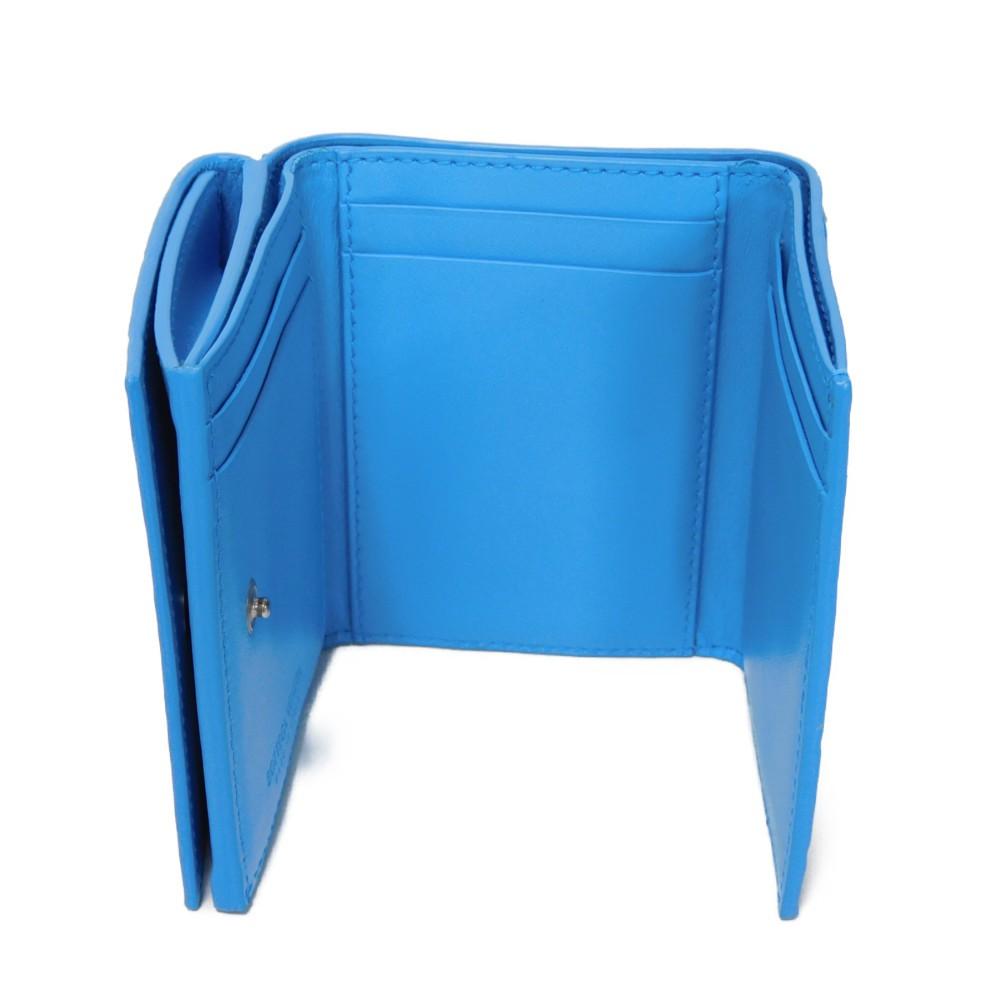 Used 11897 Tiny Mini Wallet 635561 VCPP2 4611 7942 RFID IC Chip Maxi Intrecciato Swimming Pool Unisex from Japan