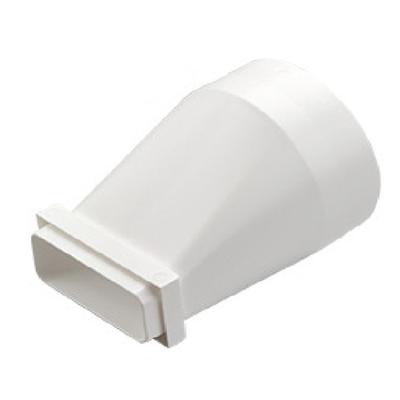 Ventilation Duct Converter Rectangular To Round Straight Channel Connector Flat Ducting Adaptors To Round Converter