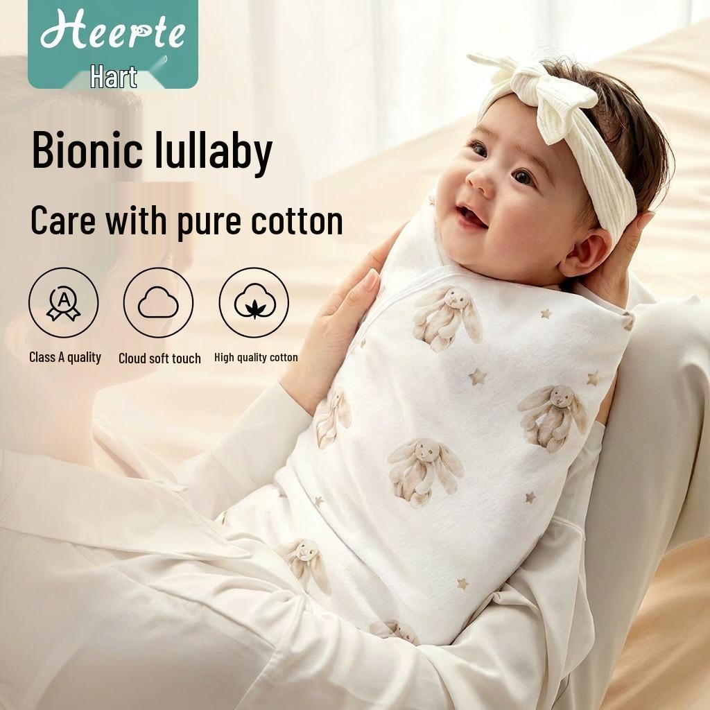 Copertina Swaddle in Puro Cotone per Neonato, Fascia Anti-Sussulto, 0-12 Mesi, Essenziali per il Bambino