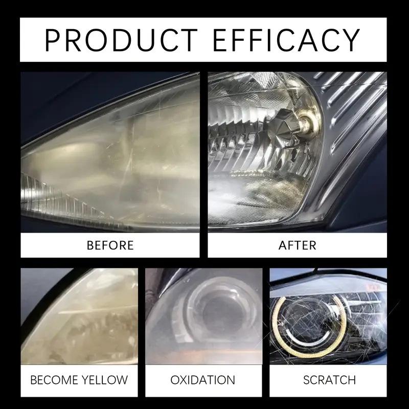 Headlight Restoration Fluid Automotive Headlight Oxidation Yellowing Scratches Blurring Enhancement