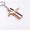 New 2026 Car Sticker Ford New 2025 Hot 1Pc Metal 3D Car Styling Keychain Running Horse Emblem Badge Keychain Keyring Key Chain f