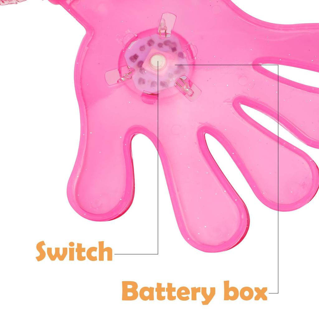 LALAFINA Handclap Applause LED Noise Applause Set of 5 Goods, Toy, Clapping, Light, Party, Maker, Concert, Cheering, Plastic, Applause, Maker,