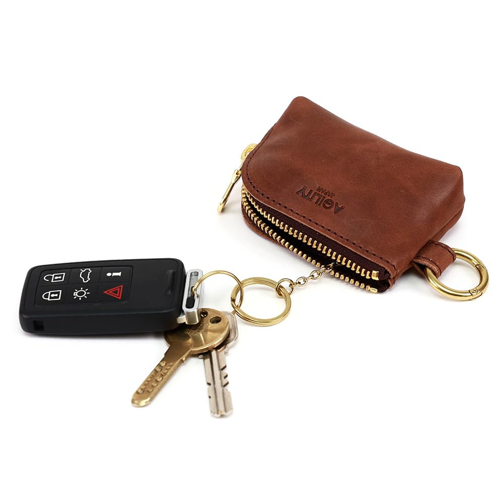 AGILITY affa "AMS" Key Pouch, Key Case, Smart Key, Stylish, Cute Mini Pouch with Carabiner