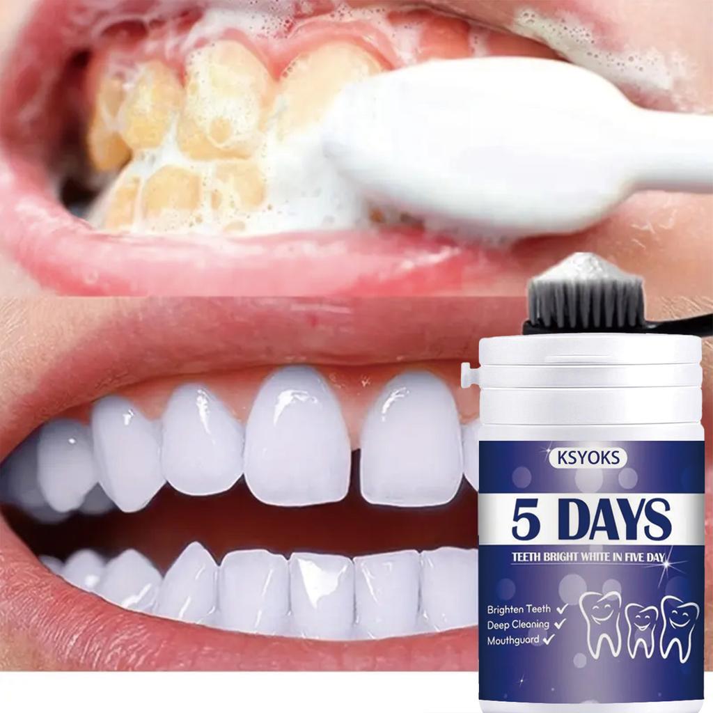 Whitening teeth within five days helps with oral care and fresh breath