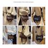  Crossbody Handbag Women PU Simple Versatile Daily Commute