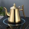 1 Pcs Thickened Stainless Steel Teapot Kettle Kettle El Restaurant Home Induction Cooker Flower Teapot Coffee Pot