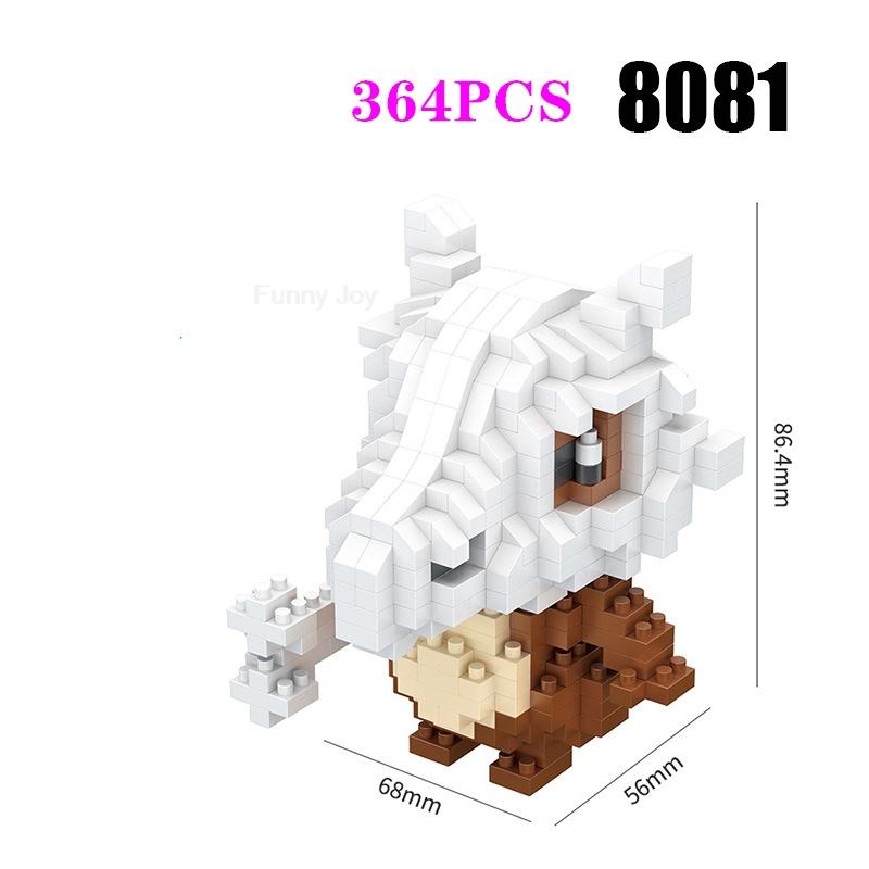 Funny Pokemon Building Blocks Assembly Anime Picachu Charizard Doll Blastoise Bulbasaur Gengar Pokémon Bricks Toy for Kid Gift