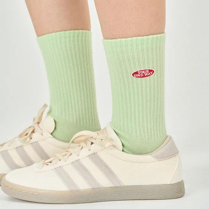 Own Way Crew Socks - LIME
