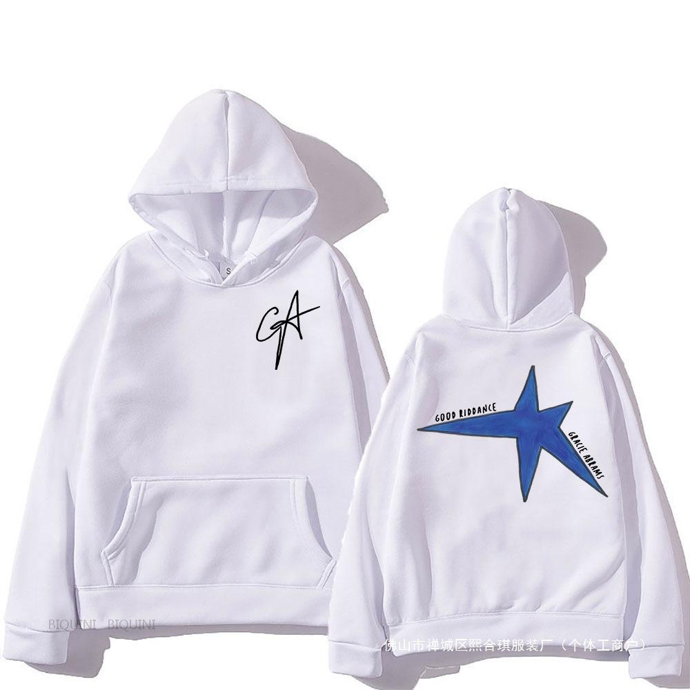 Good Riddance GA Gracie Abrams Graphic Printing Sweatshirts for Fans Autumn Winter Fleece Hoodie