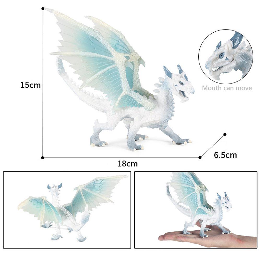 Figurine Simulated Dinosaur Model Dinosaur Toy Dinosaur Collection Model Ice Dragons Figure Toy