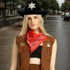 Halloween Cowboy Costume 2Pcs Cosplay Dress Up Parties Stage Performances Western Cowboy Outfits for Kids Adults Gifts