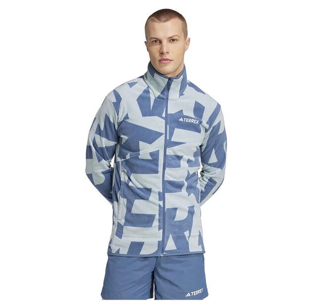 adidas Флисовая на молнии Terrex Multi Printed
