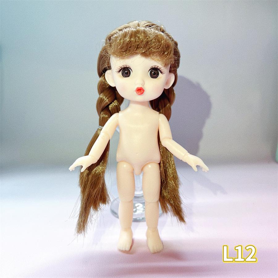 

17 см 8-точечная кукла BJD с пухлыми губами, реалистичными 3D глазами, 13 шарниров Head only