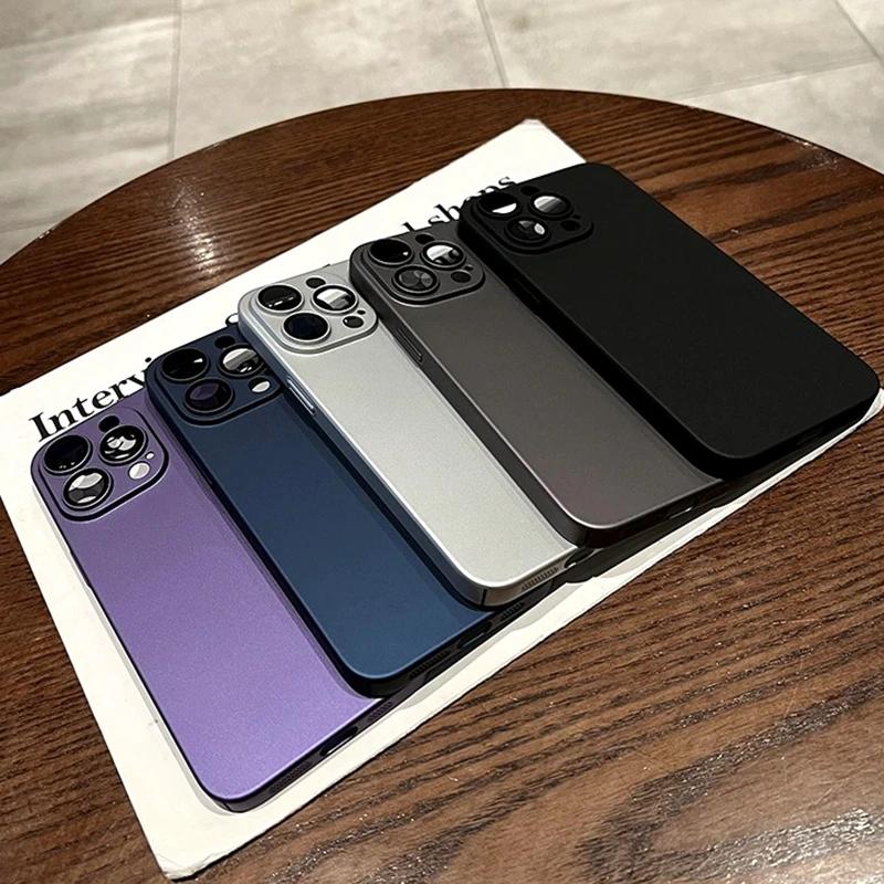 Luxury  Electroplated Shockproof Phone Case For iPhone 11 12 13 14 15 Pro Max Plus Bumper Cases Cover